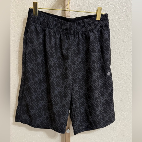 Bally Other - Bally Men's Black Athletic Shorts with a gray pattern